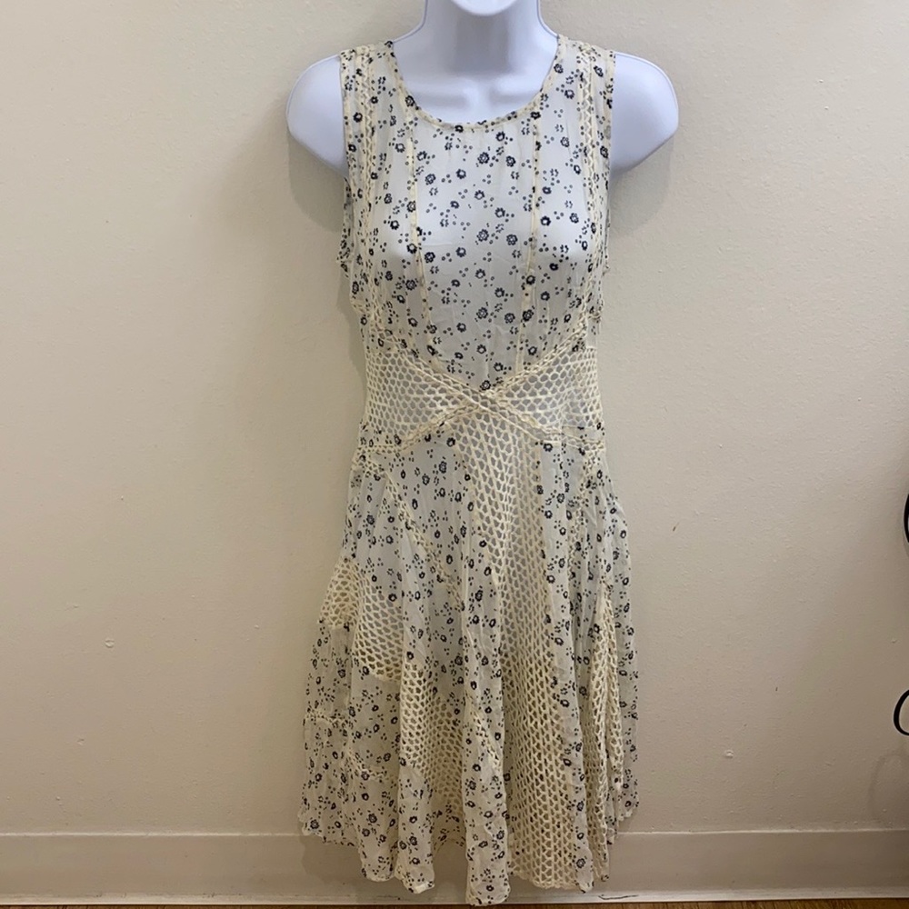Anthropologie Floral Tea Party Sleeveless Dress 2